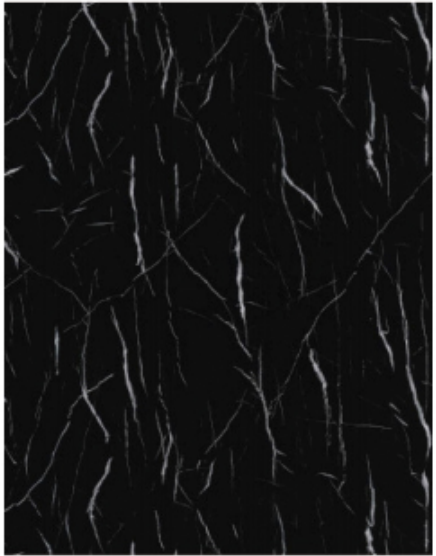 Calacatta Bookmatch marble texture with symmetrical grey veins for high-gloss PVC UV wall panels and luxury feature walls.