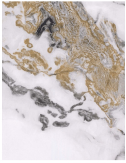 Luxury Calacatta Borghini marble texture with gold veins for high-gloss PVC UV wall panels and interior design.