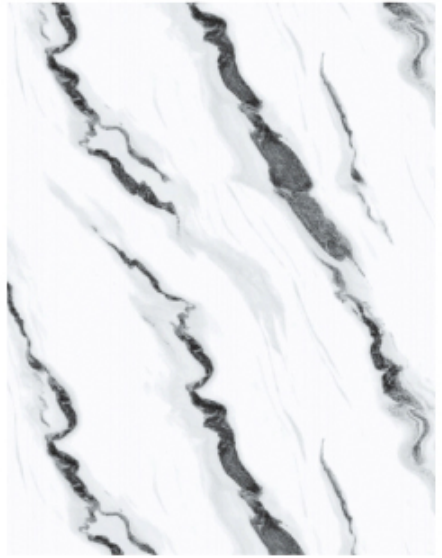 Palissandro Grey marble texture with horizontal veins for high-gloss PVC UV wall panels, premium stone alternative for luxury bathroom and hallway